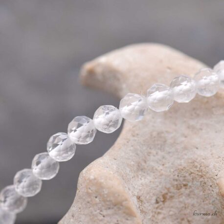 Bracciale Rock Cristal 4-4,5 mm - Sfaccettato