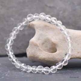 Rock Crystal 6-6.5mm Bracelet - Faceted