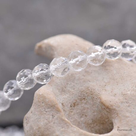 Bergkristall Armband 6-6.5mm - Facetten