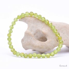 Peridot 5mm Bracelet - Faceted