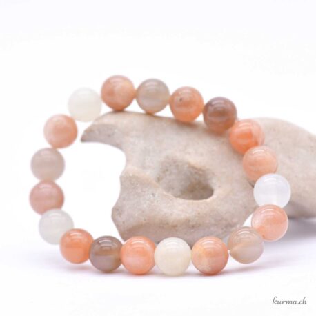 Moonstone bracelet mix 10-10.5mm - A