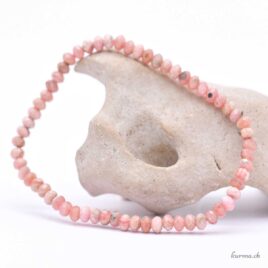 Round Rhodochrosite Bracelet 4.5mm - Faceted