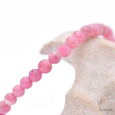 Rosa Turmalin Armband 4mm