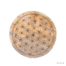 Fleur de Vie en bois 10cm - Qualité B