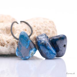 Shattuckite - Pierced stone pendant