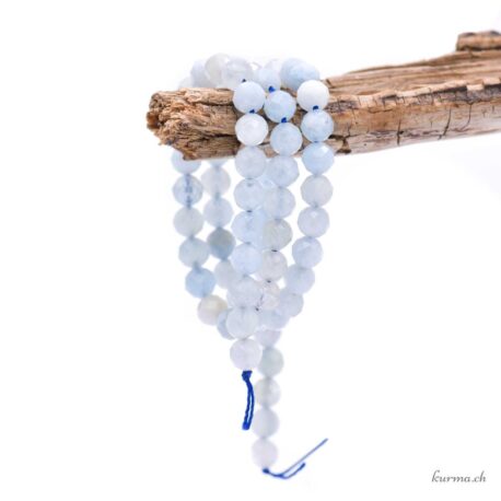 Aigue-marine - Perles 6mm facette