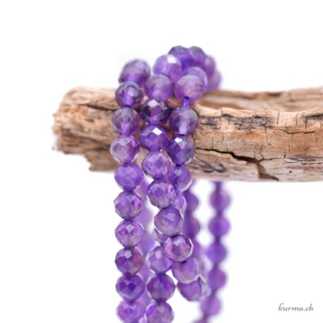 Amethyst - Beads 4.5mm - Faceted