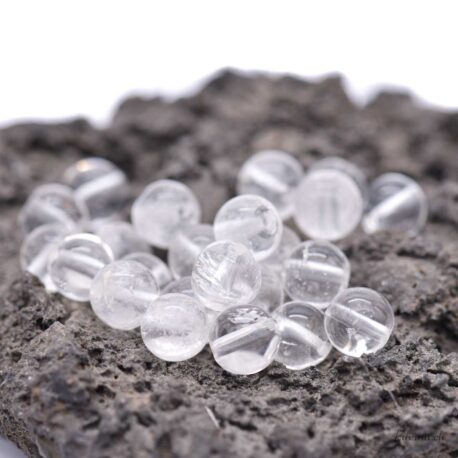 Cristal de roche - Perles 6-6.5mm - Qualité B