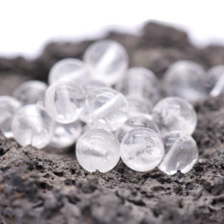 Cristal de roche - Beads 6-6.5mm - Quality B