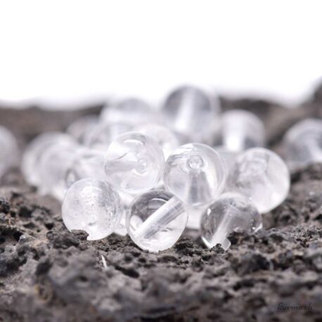 Cristal de roche - Beads 6-6.5mm - Quality B