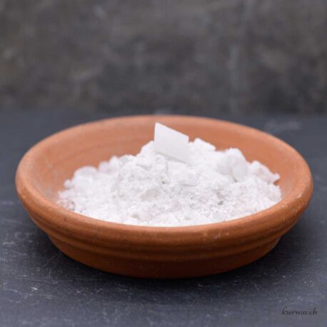 Calcite blanche poudre et petits morceaux en lot - 100gr