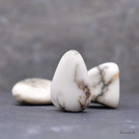 Howlite roulée en lot - 50gr