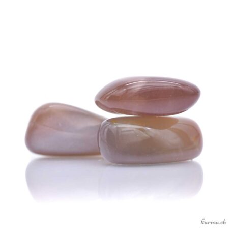 Pierre de lune chocolat - Pierre roulée - Taille S