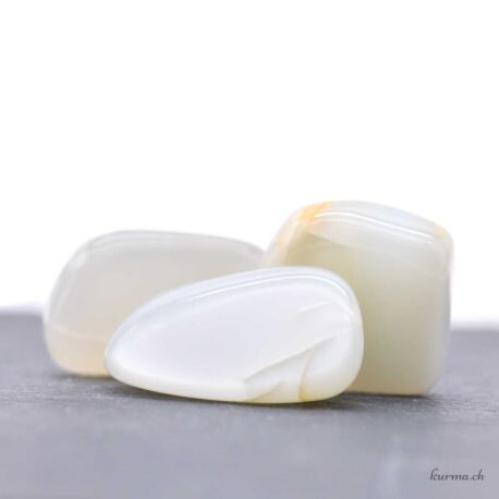 Pierre de lune blanche - Pierre roulée - Taille M