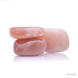 Rosa Mondstein - Trommelstein - Größe M