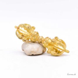 Dorje / Vajra - 10cm - Doré - N°5058 • tibetain no 1 2 Dorje / Vajra - 10 cm - Dorato