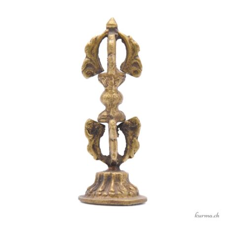 Dorje / Vajra avec support - 9cm - Laiton clair