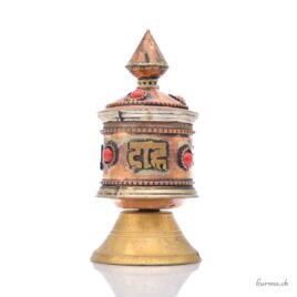 Moulin à prières tibétain de table - 8cm