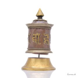 Moulin à prières tibétain de table - Large - 9cm