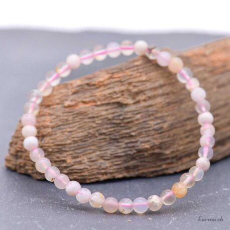 Armband aus Kirschblüten-Achat 4,5–5 mm
