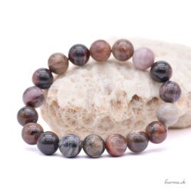 Armband aus fossilem Achat 10-10,5 mm