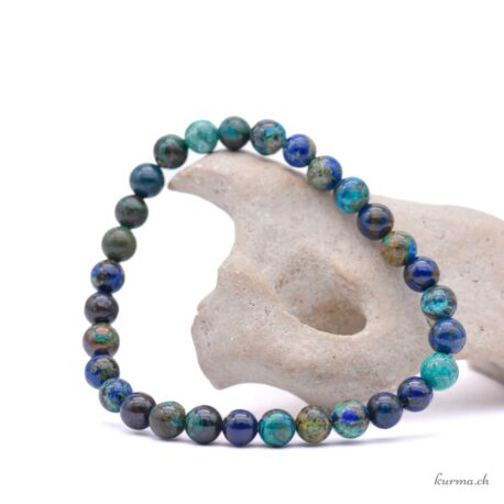 Bracciale Azurite-Malachite 6-6,5 mm