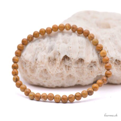 Bracelet Bois fossilisé 4-4.5mm