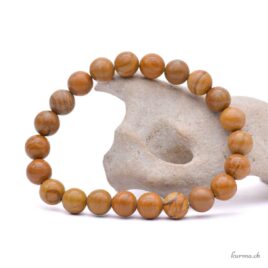 Armband aus versteinertem Holz 8-8,5 mm