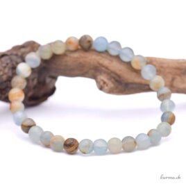 Armband aus blauem Calcit 6-6,5 mm