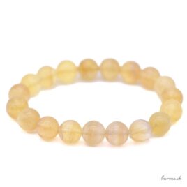 Armband aus gelbem Fluorit 10-10,5 mm