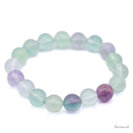 Bracciale in fluorite 10-10,5 mm