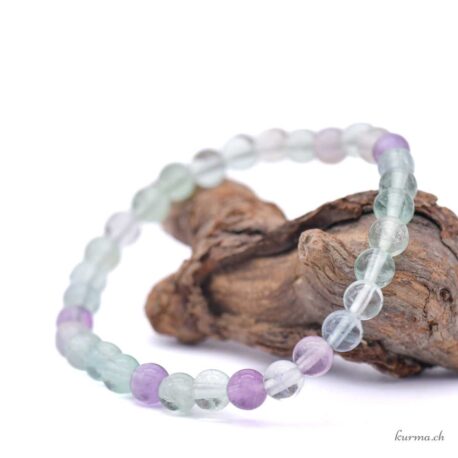 Bracciale di fluorite da 6 mm