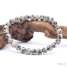Dalmatian Jasper Bracelet 6.5mm