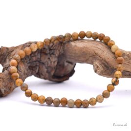 Bracciale in diaspro paesaggio 4,5 mm