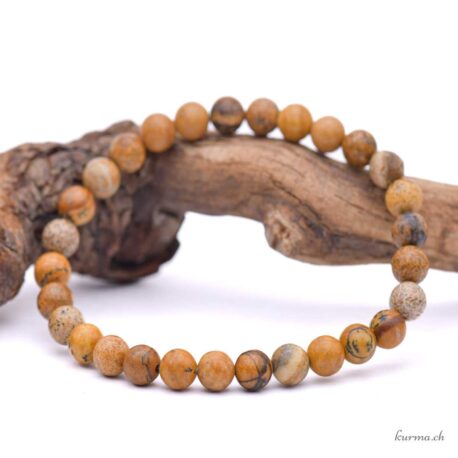 Armband aus Landschaftsjaspis 6-6,5 mm