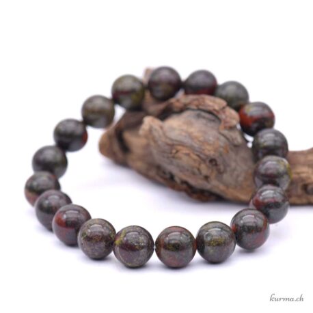 Armband aus Drachenblut-Jaspis, 10 mm