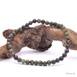 Bracciale in diaspro sangue di drago 4,5 mm
