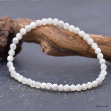 Cultured pearl bracelet - 3.5-4mm - White