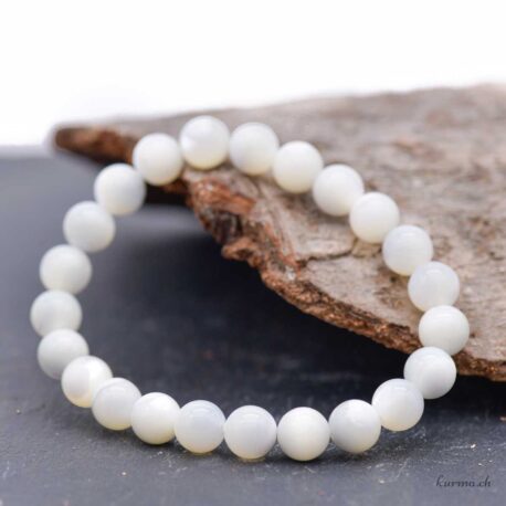 Cultured Pearl Bracelet - 8mm - White