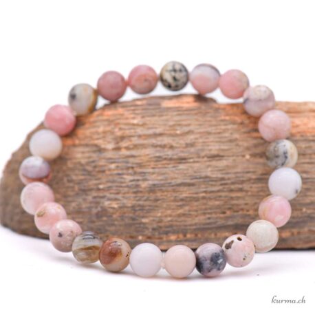 Pink Andes Opal Bracelet 7.5-8mm
