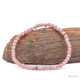Bracelet Rhodochrosite 4-4.5mm - Qualité A- N°19232