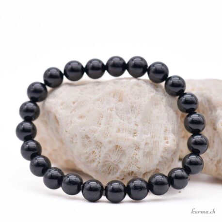 Bracciale Tormalina nera 8 mm
