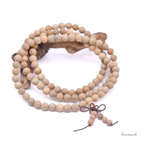 Mala aus hellem Palisanderholz, matt, 8 mm