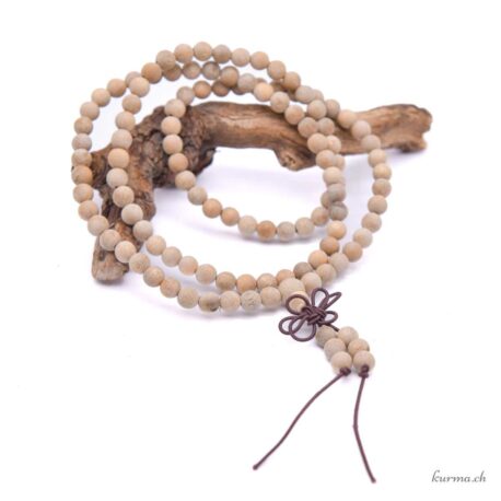 Mala aus hellem Palisanderholz, matt, 6 mm