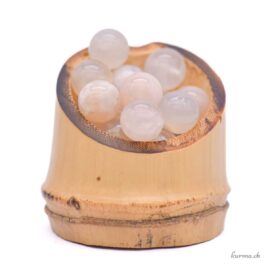 Agate cerise - Perles 10-10.5mm