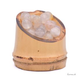 Agate cerise - Perles 8-8.5mm