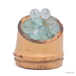 Fluorite bleue - Perles 10mm