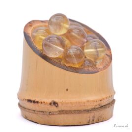 Fluorite jaune - Perles 10mm