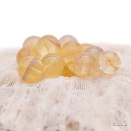 Fluorite jaune - Perles 8-8.5mm
