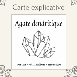 Carta litoterapia Agata dendritica